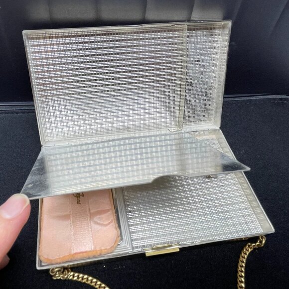 EVUC Vntg 1940's Evans Carryall/Compact/Cigarette Case, Original Box, 5.5"x3" - Picture 7 of 16